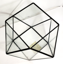 DIY TERRARIUM Succulent Air Plant Glass Geometric Centerpiece Sphere 9.5&quot; - £28.76 GBP