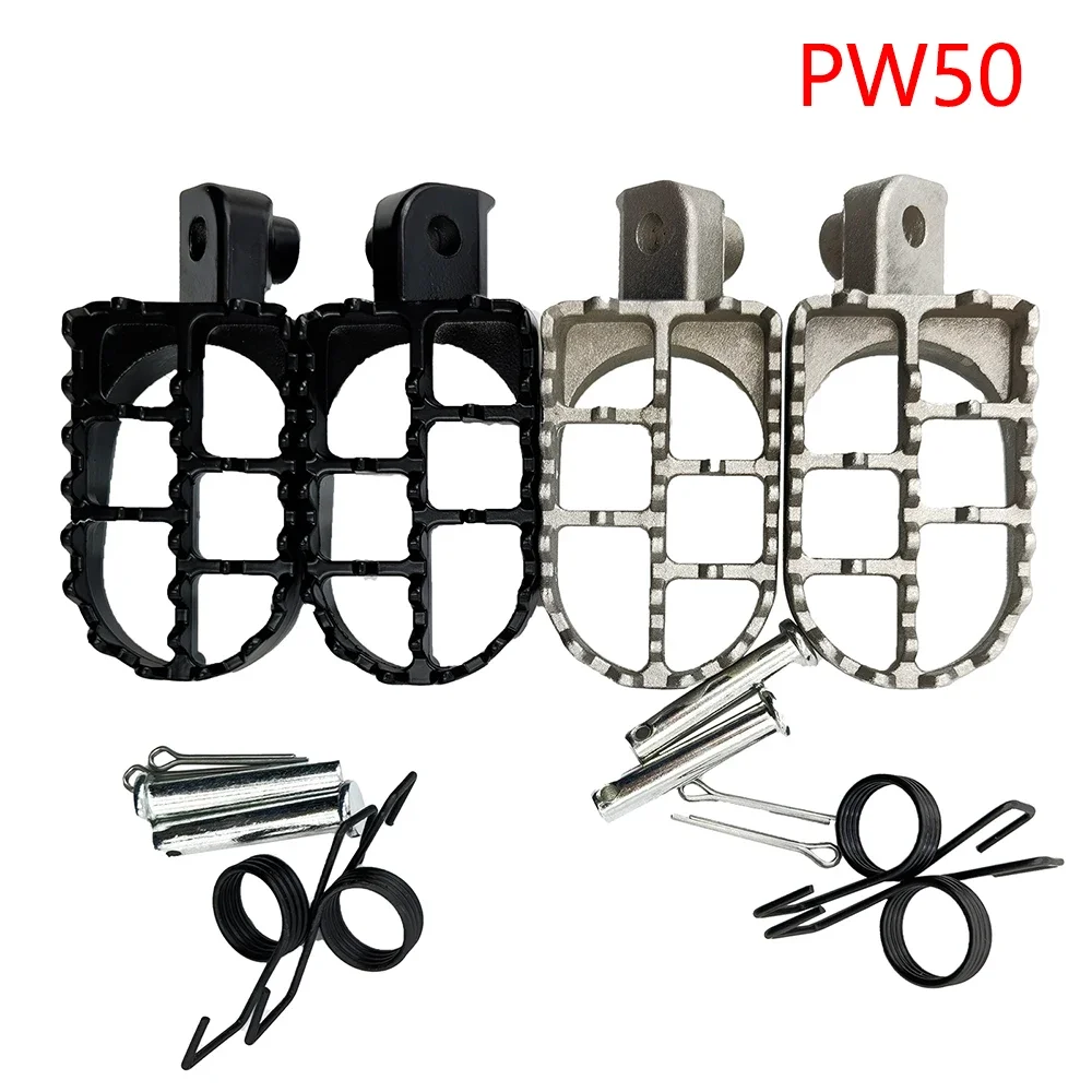 Foot Pegs Pedals For Yamaha TW200 PW50 PW80 Pit Dirt Bike SSR SDG Footre... - $7.93