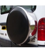 EDELSTAHL 4X4 WHEEL COVER REAR Ersatzreifen ALLE GRÖSSEN NEU MIT LOCK KEY - $101.72