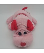 RARE Vintage Pink and Red Valentines Puppy PLUSH *CLEAN* - £18.27 GBP