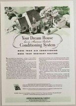 1936 Print Ad American Radiator Conditioning System Air Dream House New ... - £10.50 GBP