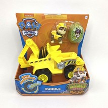 Rubble Paw Patrol Dino Rescue Deluxe Vehicle Puppy Figure Mystery Dinosaur Egg - £18.98 GBP