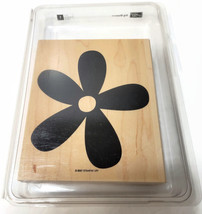 Stampin&#39; Up! ~ Big blossom ~ 6&quot; x5&quot; Wood mount Rubber Stamp - $0.99