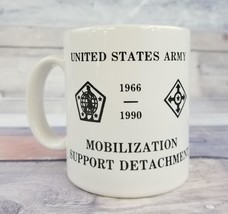 US Army Coffee Mug Adjutant General Mobilization Support Detachment (1966-1990) - $9.85