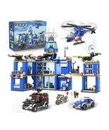 HOGOKIDS City Police Station Building Set - 1260 PCS Police Building Blo... - $37.97 CAD