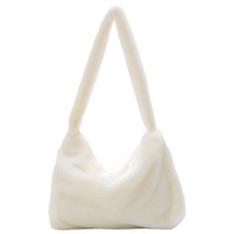 Fashion Plush Shoulder Top-handle Bag for Women  Pattern Mini Underarm Purse Str - £11.98 GBP