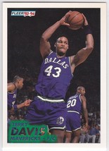 M) 1993-94 Fleer NBA Basketball Trading Card - Terry Davis #43 - £1.55 GBP