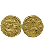 Gold Byzantine Solidus of Emperor Heraclius 613-641 AD. RARITY INDEX 87/100 - $2,129.44