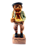 Hobo Man with Cane ANRI Hand Carved Wood Vintage Italy - €42,84 EUR
