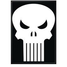 Punisher Symbol Magnet Black - £8.70 GBP