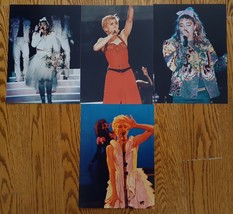 MADONNA 4 HIGH-QUALITY GLOSSY PHOTOS LIVE ON STAGE!! 3 1/2 X 5 INCHES!! ... - $18.49