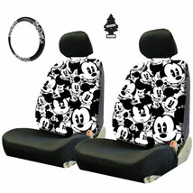 FOR Chevy NEW Mickey Mouse Sideless Car Auto Truck Seat Covers Accessories Set - £51.19 GBP