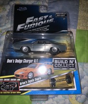 JADA TOYS BUILD N&#39; COLLECT FAST &amp; FURIOUS DOMS DODGE CHARGER R/T - $5.00