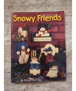 Snowy Friends Diane Meyer 2000 Green Apple Studio SC Vtg Snowman Christmas - $14.24