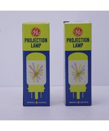 Pair of 2 GE DHJ Movie Projection Lamp Bulb 500 Watt New Old Stock - £48.64 GBP