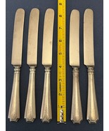 Fairfax by Durgin-Gorham Sterling Silver Butter Knives - Set of 5 - £76.91 GBP