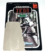 Star Wars ROTJ Vtg 1983 Scout Trooper Unpunched 65 Cardback Blacked Out ... - $17.41