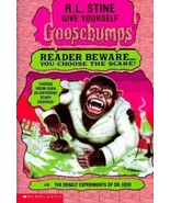 &quot;Deadly Experiments Of Dr. Eeek - Goosebumps&quot; by Stine, R.L. 1996 PB USED - $97.60 MXN