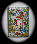 Stained Glass Metal Switch Plate Double - £7.30 GBP