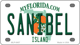 Sanibel Florida Novelty Mini Metal License Plate Tag - £11.23 GBP