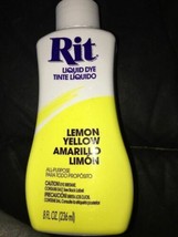 Rit Dye Liquid 8oz-Lemon Yellow - £10.90 GBP