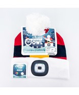 Night Scope Tis The Season Night Owl Kids Hat Santa Claus Holiday Pom Pom - $16.40