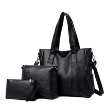Buy 1 Get 2 Women Leather Handbags Women Messenger Bag Designer Crossbody Bags F - £41.17 GBP