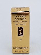 Yves Saint Laurent La Laque Couture Nail Lacquer Polish 35 Bronze Pyrite... - £21.67 GBP