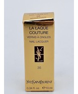 Yves Saint Laurent La Laque Couture Nail Lacquer Polish 35 Bronze Pyrite... - €23,82 EUR