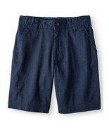 Wonder Nation Boys Flat Front Shorts Size 10 Blue School Uniform Approve... - $289.62 MXN