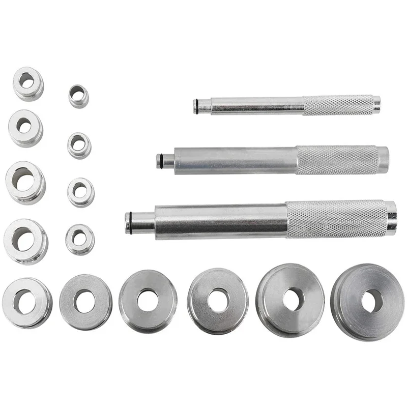 17Pc Aluminium Wheel Bearing Race &amp; Seal Bush Driver Set Garage Tool Kit w/Cas - £30.91 GBP