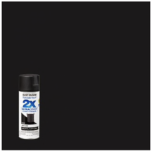 Rust-Oleum Painter&#39;s Touch Ultra Cover 2X Spray Paint, Semi Gloss Black ... - $11.95