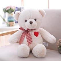 Teddy Bear Plush Toys Stuffed Cute Bear with Heart Doll Girls Valentines Gift Ki - £16.04 GBP