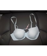 Victoria&#39;s Secret Pink Light Blue Wear Everywhere Lightly Lined Bra Size... - $27.55