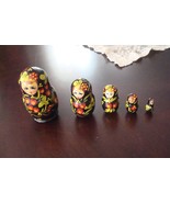 Russian nesting dolls 5 pieces, principal doll measures 3 3/4&quot; original - €25,32 EUR