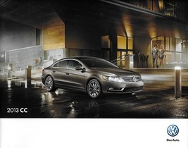 2013 Volkswagen CC brochure catalog US 13 VW 2.0T R-Line Lux V6 4MOTION - $8.00