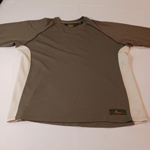 Mossy Oak Men's Olive & White Pullover Long Sleeve Hunting Knit Sweatshirt Size  image 9