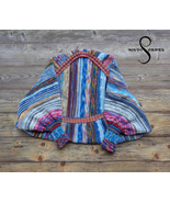 CUSTOM ORDER soft wool blend hand-knitted shrug - one size - colorful wrap - $100.00