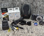 Works Panasonic LUMIX DMC-TZ4 8.1MP Digital Camera - Black Bundle (Y2) - $49.99