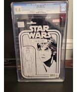 Star Wars #1 Luke Action Figure Sketch Variant CGC 9.4 NM Marvel 2015 C2... - $990.00