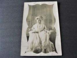 Happy Mother with Two (3) weeks old Babies - RPPC-Stamp Box-AZO (1904-1918).     - £15.53 GBP