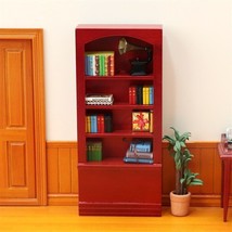 AirAds Dollhouse 1:12 scale dollhouse miniatures Furniture bookcase red - £9.07 GBP