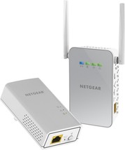 NETGEAR - Powerline AC1000 Wi-Fi Access Point and Adapter - White - £106.93 GBP