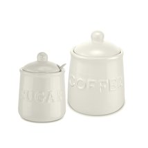 KOVOT Ceramic Coffee and Sugar Set - Includes 12 oz Sugar Jar &amp; 20 oz Co... - £17.27 GBP