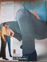 Vintage Sears Give n Take Slacks The Men&#39;s Store Print Magazine Advertis... - £4.78 GBP