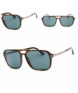 Tom Ford FT091, Dark Havana, Rectangular Shape Sunglasses - $275.50 CAD