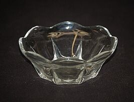 Swedish Modern Clear by Anchor Hocking Fruit Dessert Bowl Ray &amp; Arch Des... - $12.86