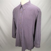 Harbor Bay Button Down Long Sleeve Dress Shirt Mens 3XL Casual Clothing Apparel - £15.64 GBP