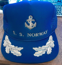 S.S. Norway Ocean Liner Nautical Maritime Hat Cap - £7.07 GBP