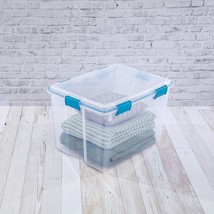 A Long-Term Organizing Solution Provided By Sterilite 80 Quart Clear, 4 Pack. - $128.96